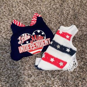🤩4/$15🥳 America tank top bundle for toddler girl